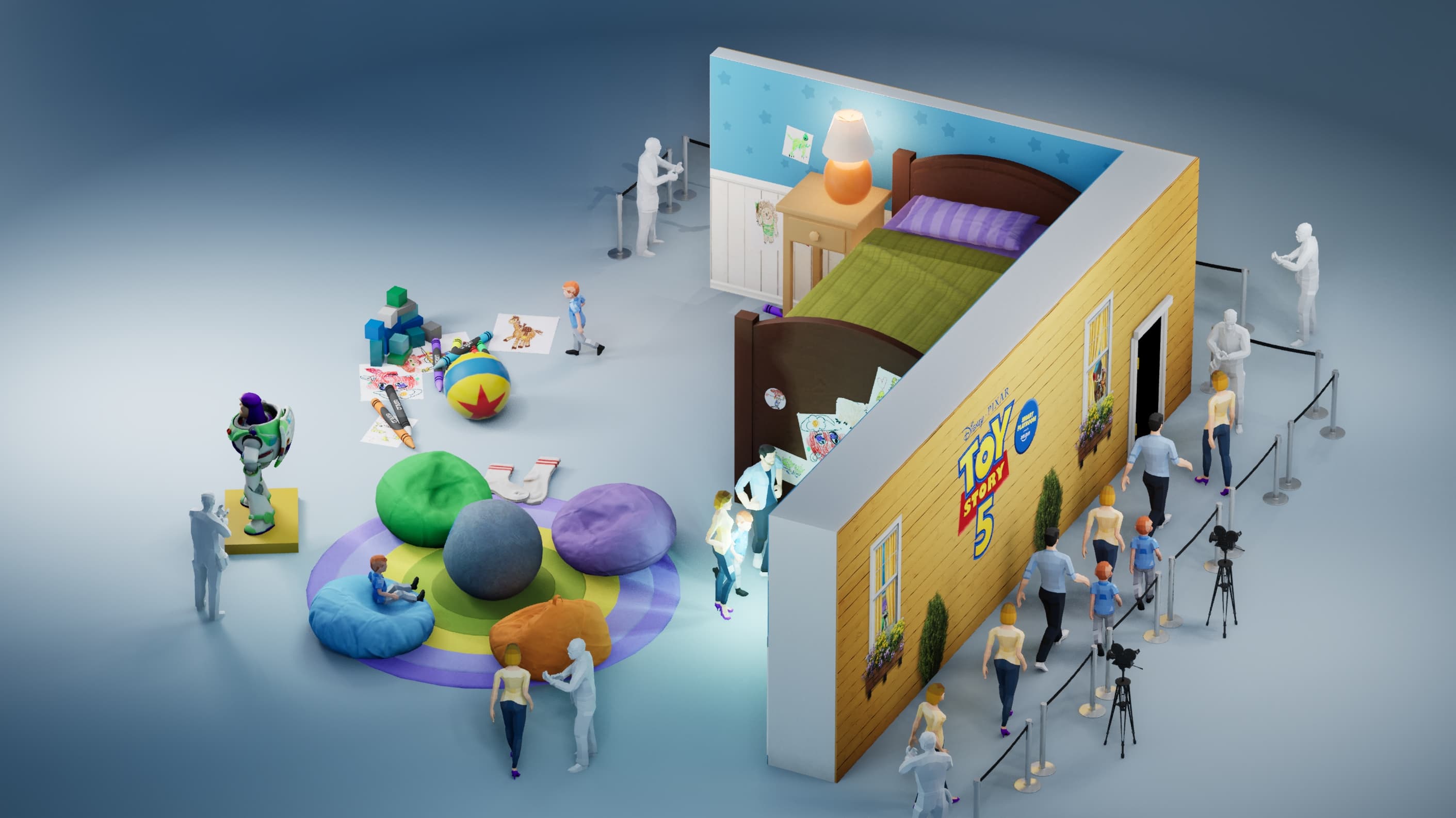 SMART PLAYROOM, Amazon · Immersive activation